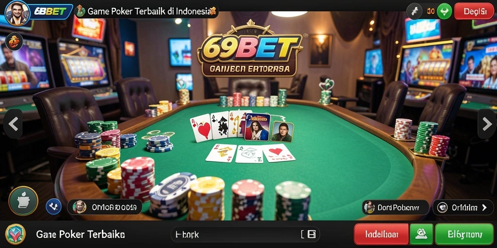Gameplay seru dalam aplikasi poker 69BET yang penuh tantangan.