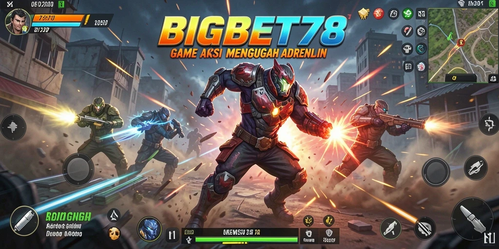 Screenshot BIGBET78 menampilkan aksi pertempuran yang mendebarkan.