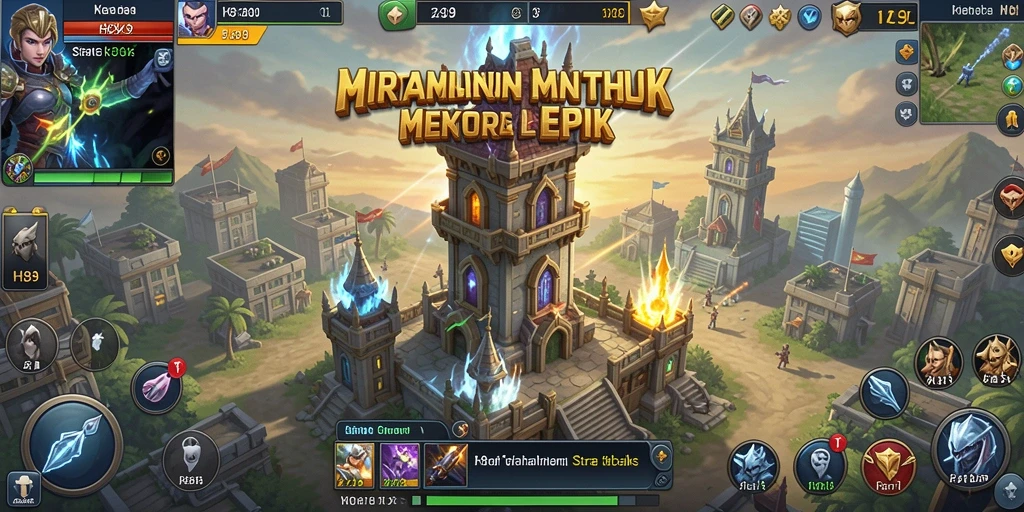 Screenshot gameplay H89 menunjukkan pertahanan menara yang dinamis dan seru.