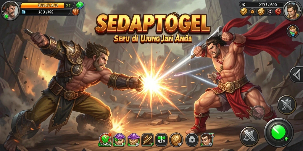 Grafis menakjubkan dan pertarungan mendebarkan di SEDAPTOGEL.