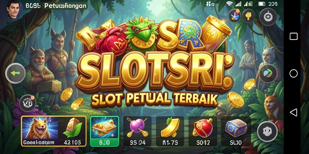 Gameplay SLOTSRI yang menarik dengan slot penuh warna.