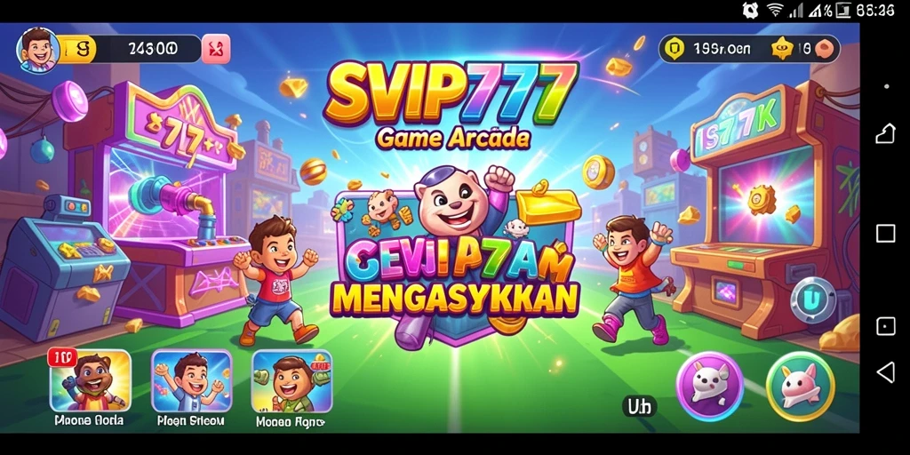 Screenshot gameplay SVIP777 yang menunjukkan aksi seru di game Arcade.