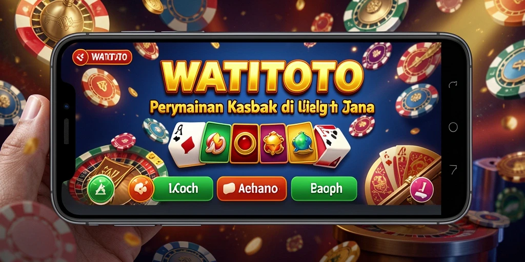Tampilan menarik gameplay Kasino yang mendebarkan di WATITOTO.